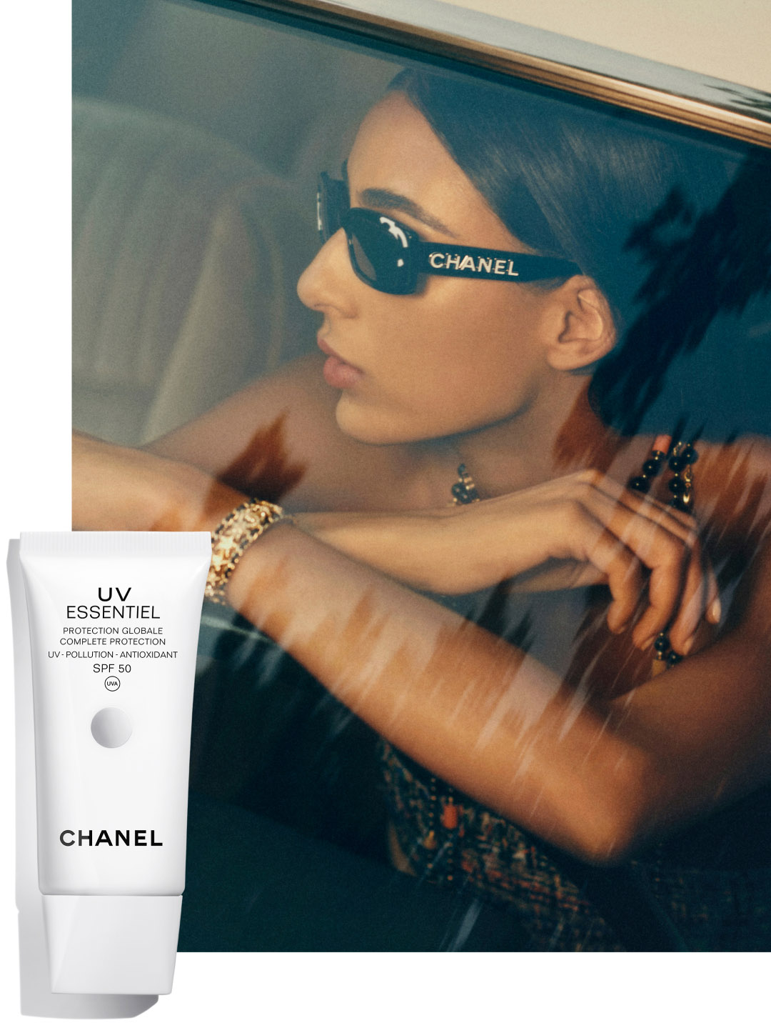 UV ESSENTIEL COMPLETE UV PROTECTION SUNSCREEN ANTIOXIDANT ANTI-POLLUTION  BROAD SPECTRUM SPF 50