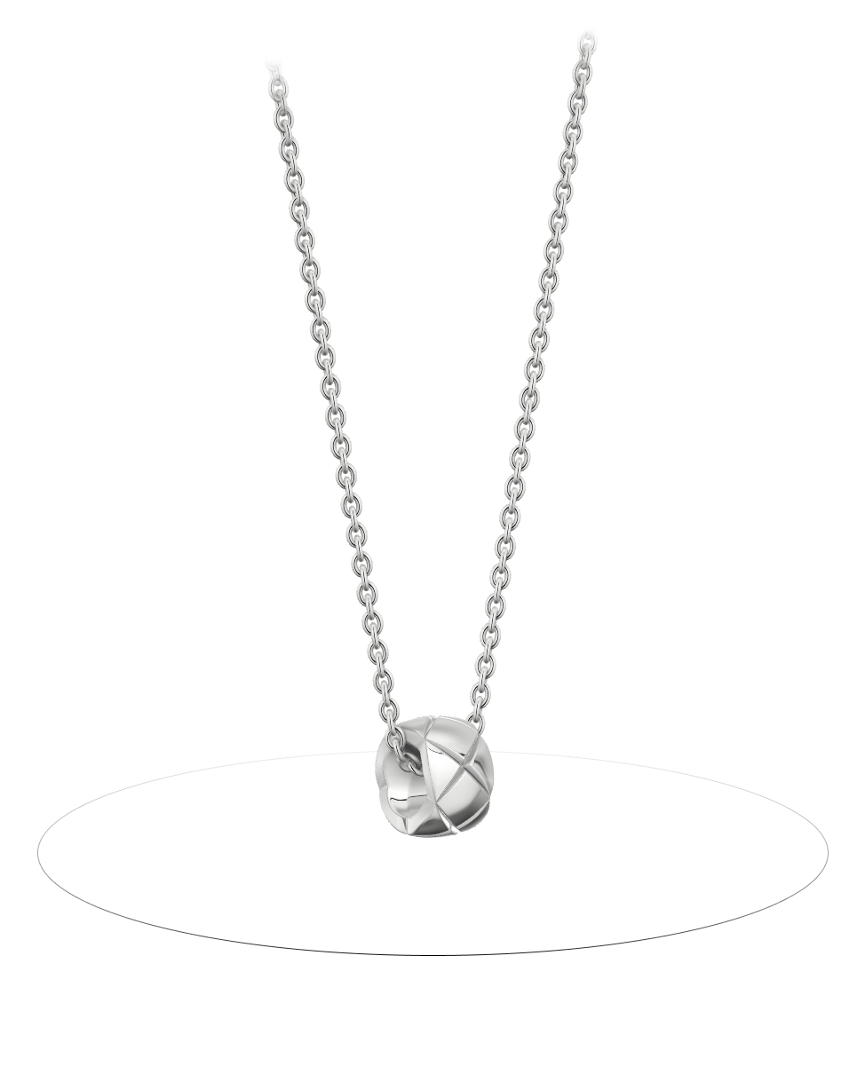 Coco Crush Necklace White Gold - J12307 | CHANEL